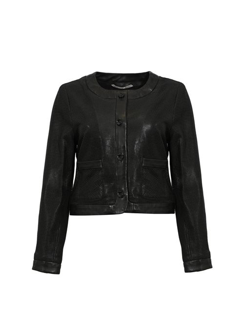 Giubbotto Whitney Perfo in pelle traforata LEATHER AUTHORITY | WHITNEY PERFO20